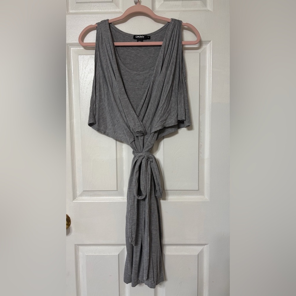 DKNY Women’s Heather Gray Sleeveless Dress